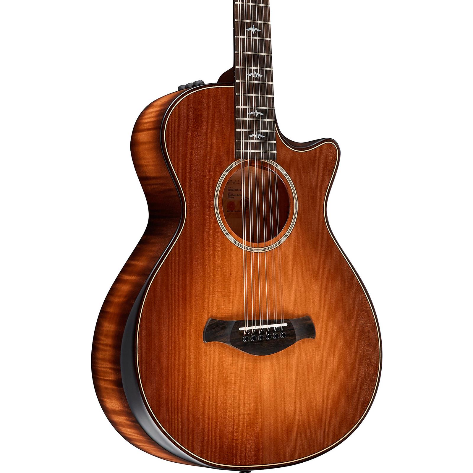 Taylor Builder's Edition 652ce V-Class 12-String Grand Concert Acoustic-Electric Guitar Wild Honey Burst